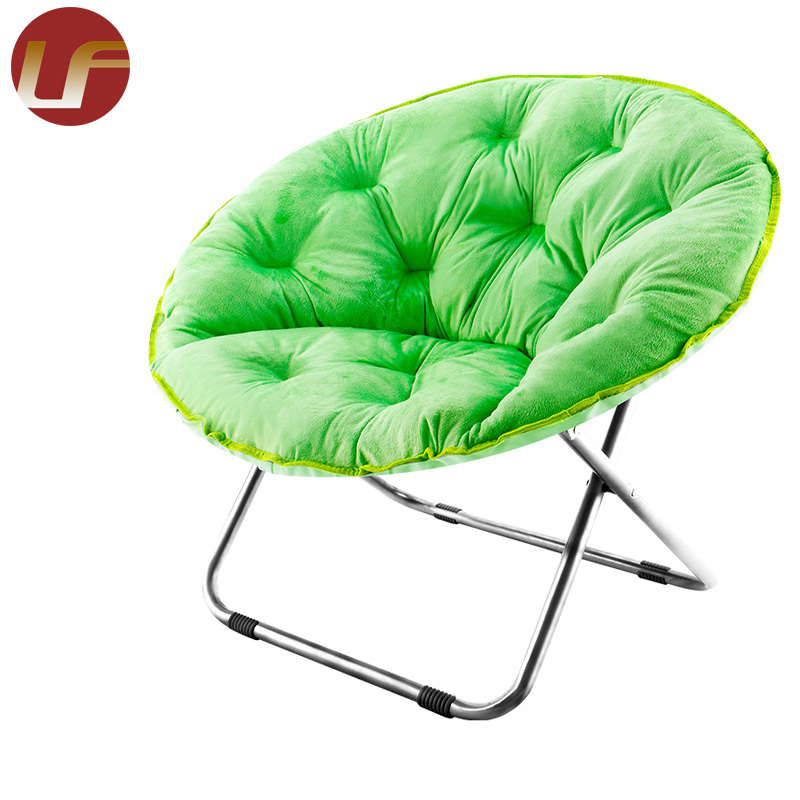 Oversized Portable Foldable High Comfortable Round Camping Moon Saucer Chair
