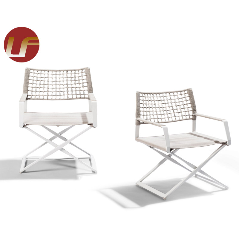 Outdoor Metal Dining Chair Metal Arm Garden Chair Seat OEM Finish Furniture Pcs Color Powder Material Origin Iron Type