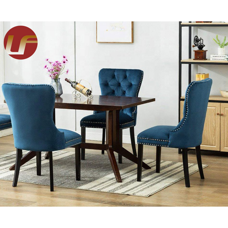 New Modern Luxury Restaurant Furniture Dinning Chair Upholstered Fabric Dining Chair