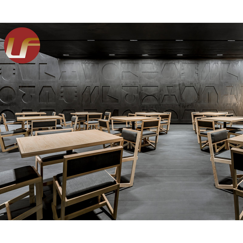 New Design Wholesale Commercial Restaurant Furniture Wooden Restaurant Dining Set, Bar Cafe Furniture