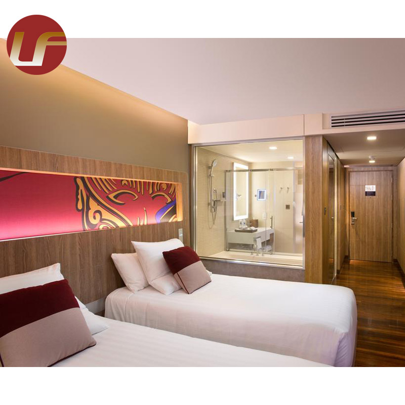 5 Star Modern Holiday Inn Express Headboard Apartment Bedroom Sets Hospitality Hotel Furniture