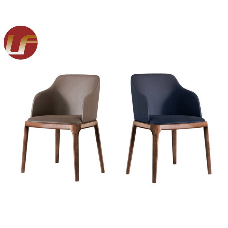 Custom Made Restaurant Furniture Dining Room Furniture Chair Modern Comfortable Recycled Solid Wood Legs with Fabric Wooden Dining