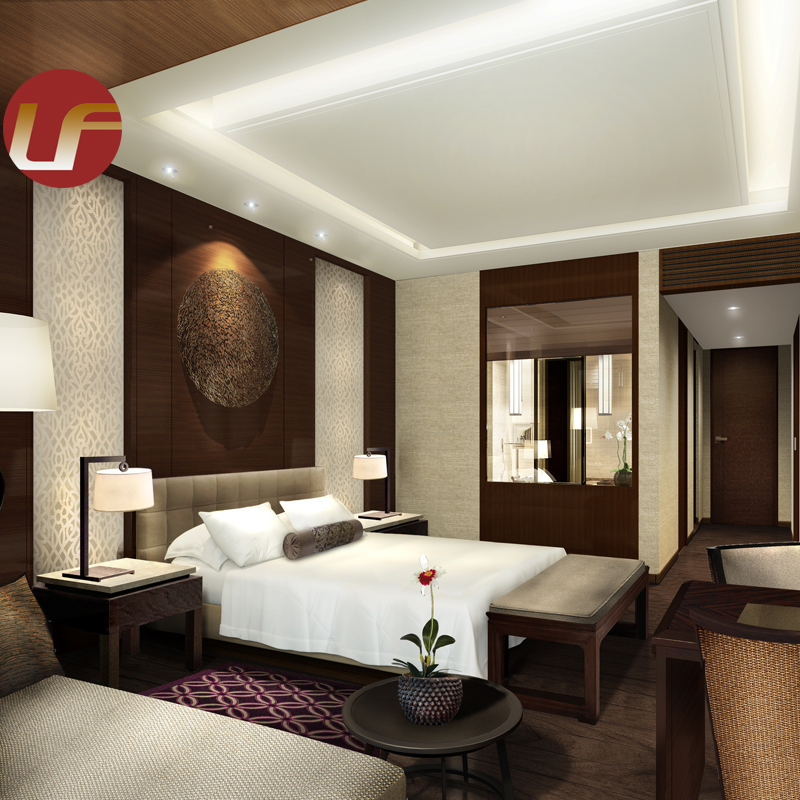 5 Star Modern Luxury Commercial Hilton Hotel Bedroom Set Hospitality Luxury Hotel Bed Room Furniture for Customization