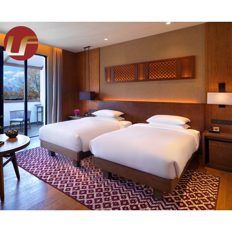 Bedroom Furniture Wooden Luxury Home King Size Queen Leather Hotel Bed Room Sets