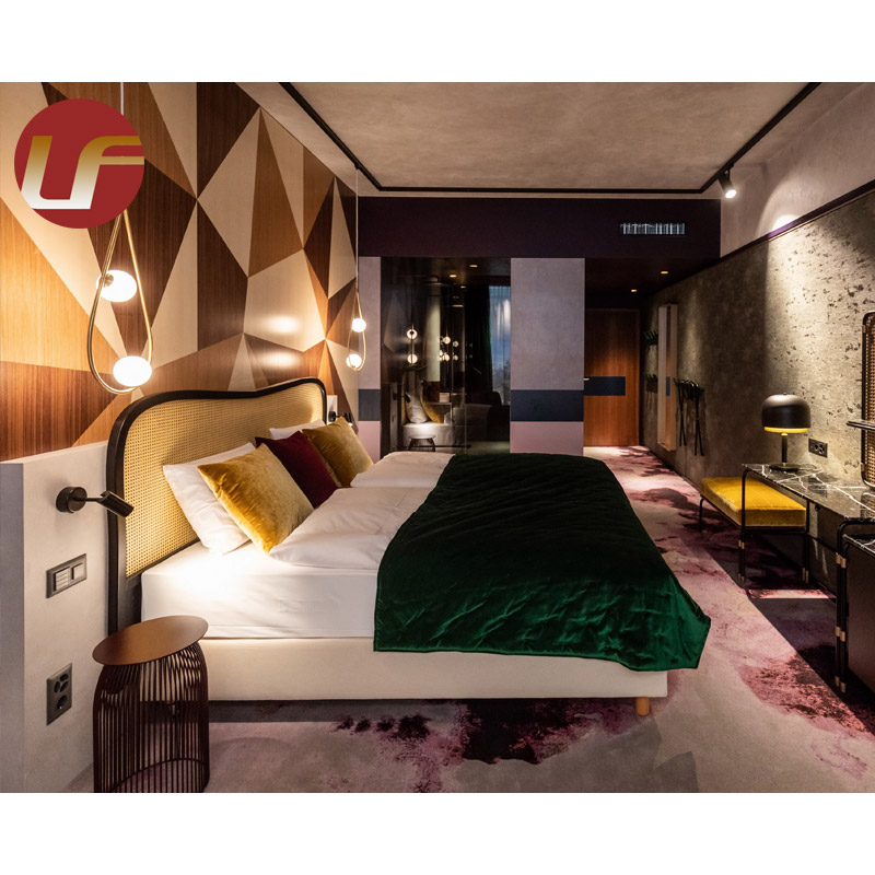 Chinese Popolar Customize Hotel Furniture Star Hotel Bedroom Furniture Set 