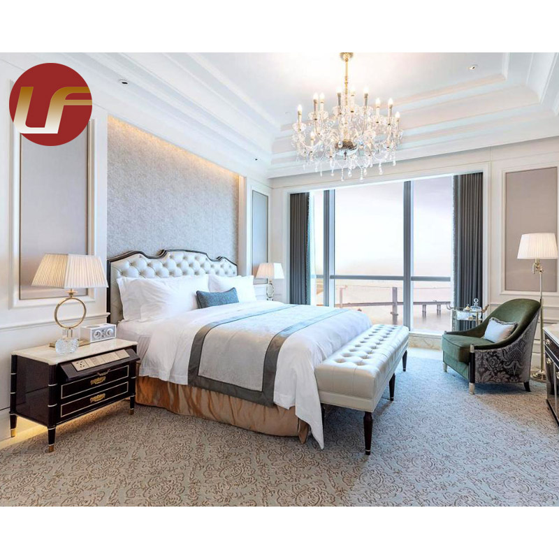 Top Quality Luxury Design 5 Star Hotel King Size Bedroom Furniture Set