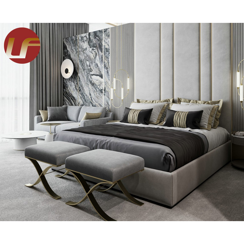 6 Star Hotel Project Room Furniture Californian King Size Bedroom Sets